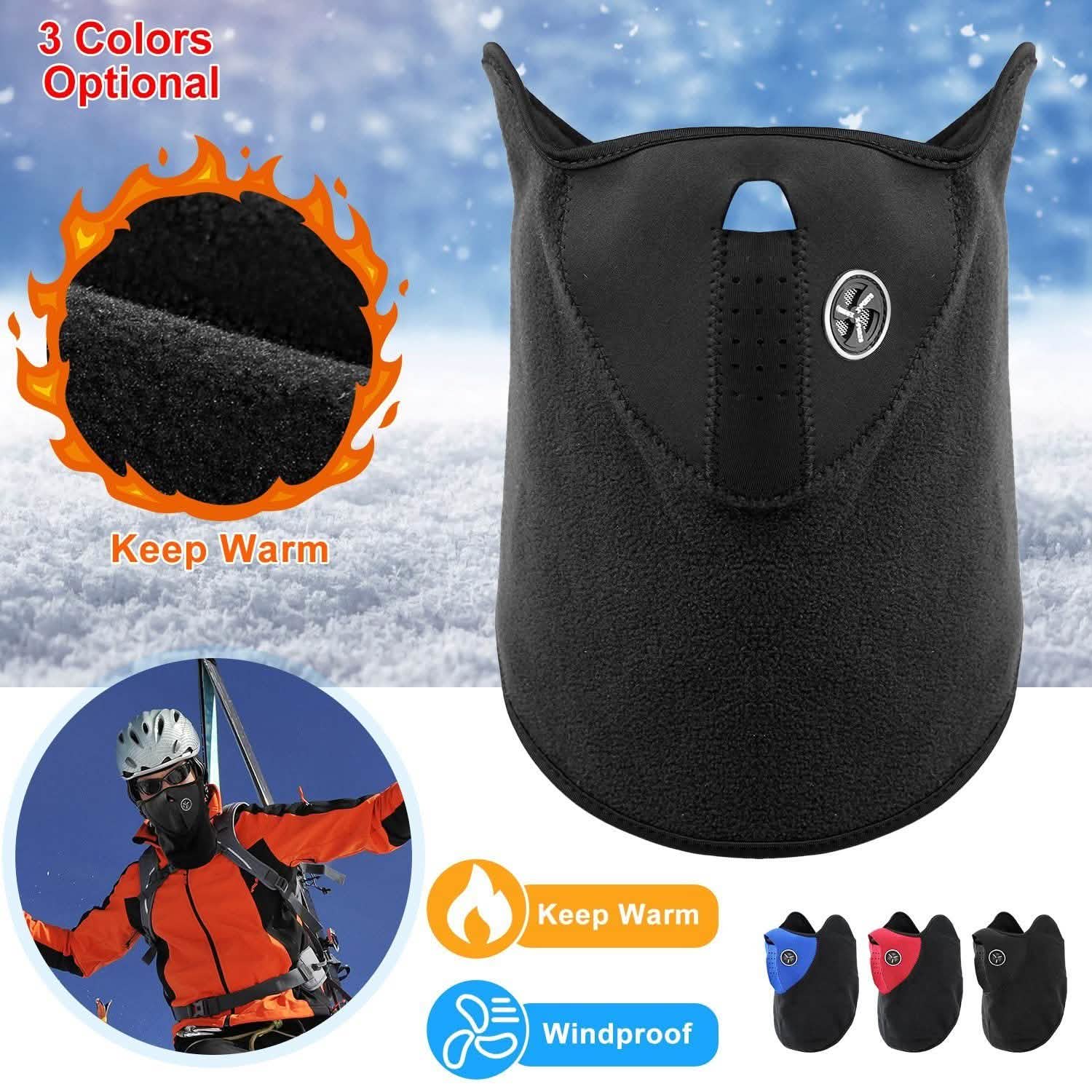 Half Face Mask for Bike Motorcycle Racing Face Masks & PPE - Tophatter Daily Deals