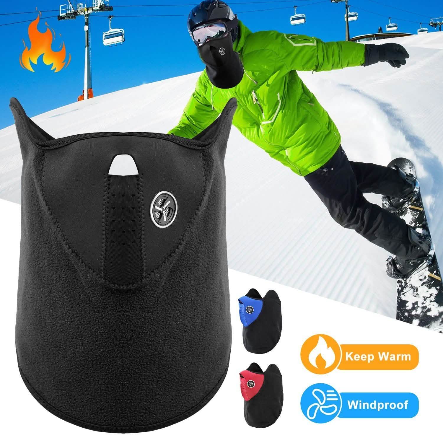 Half Face Mask for Bike Motorcycle Racing Face Masks & PPE - Tophatter Daily Deals