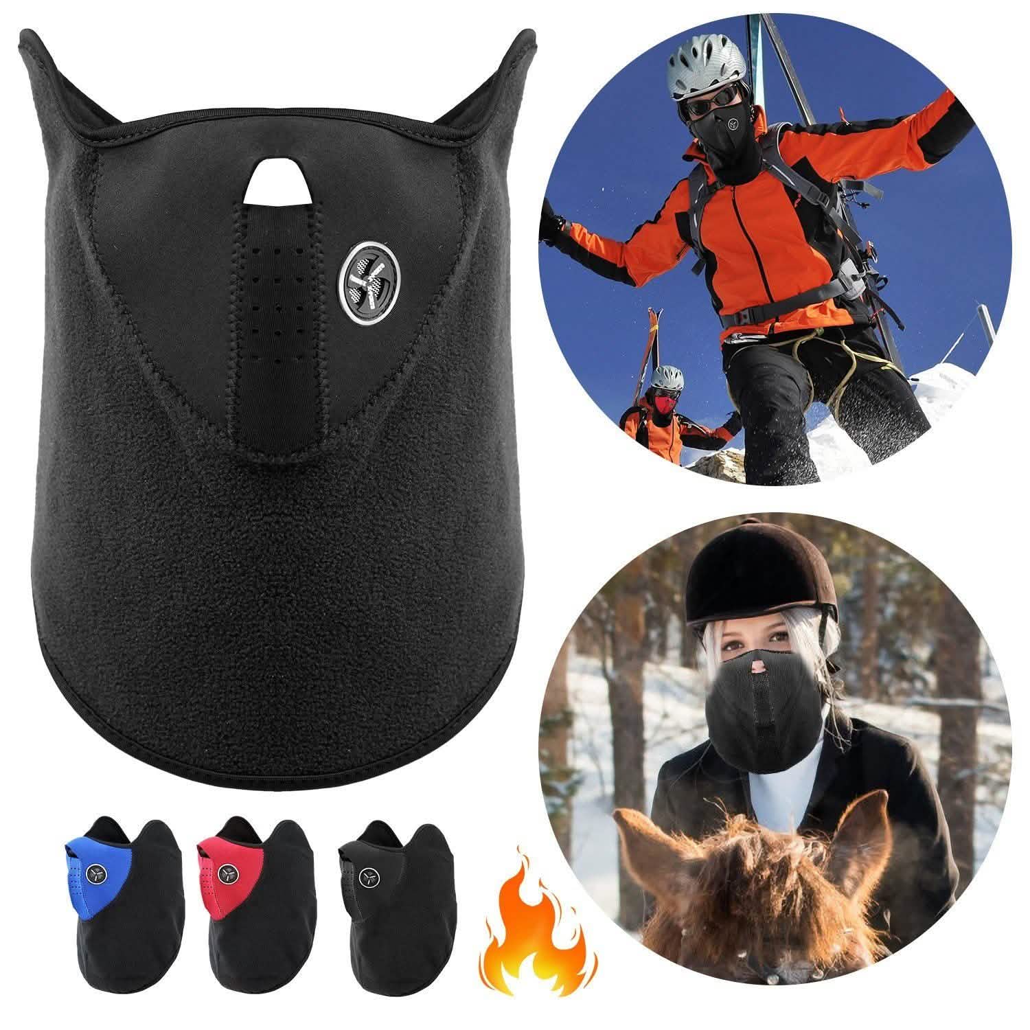 Half Face Mask for Bike Motorcycle Racing Face Masks & PPE - Tophatter Daily Deals