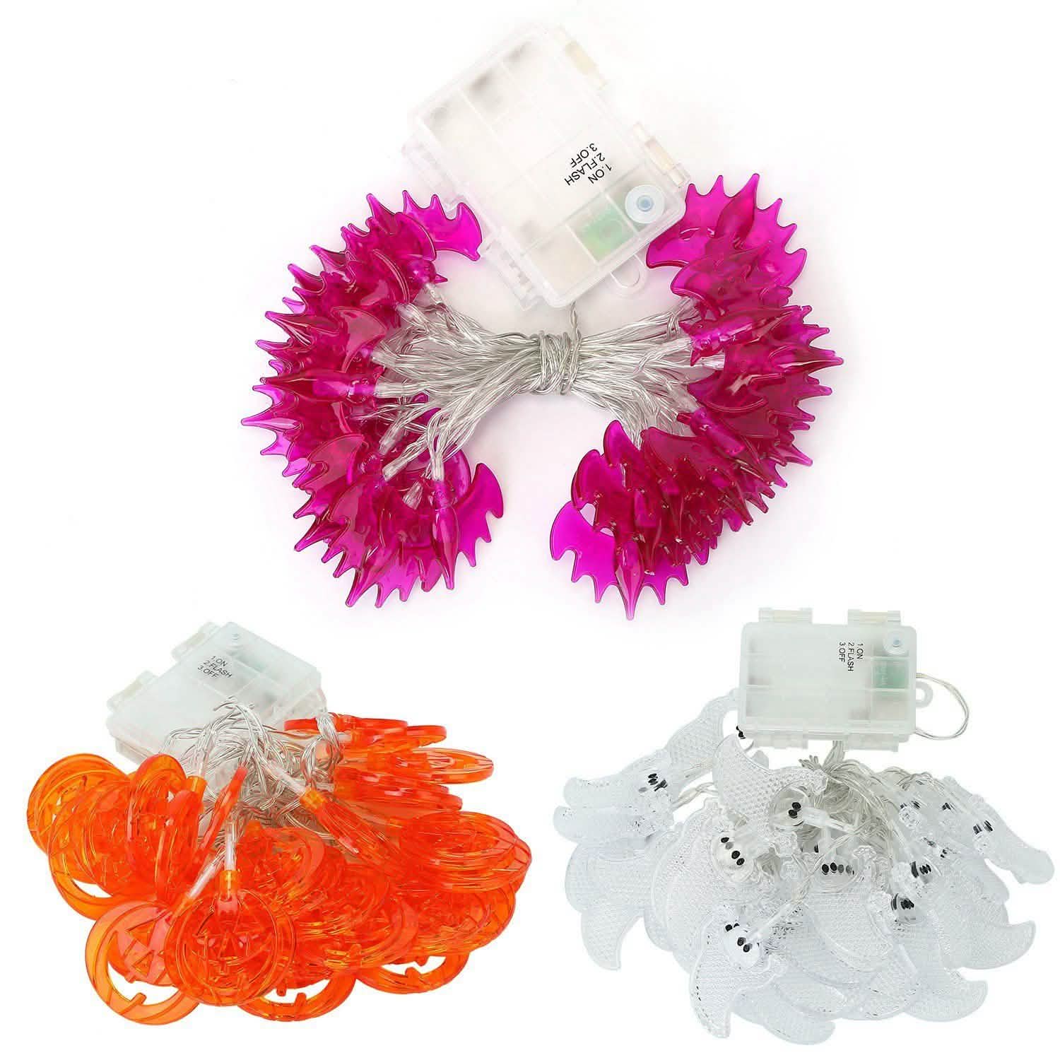 Halloween 30 LED String Lights Seasonal Decor - Tophatter Daily Deals