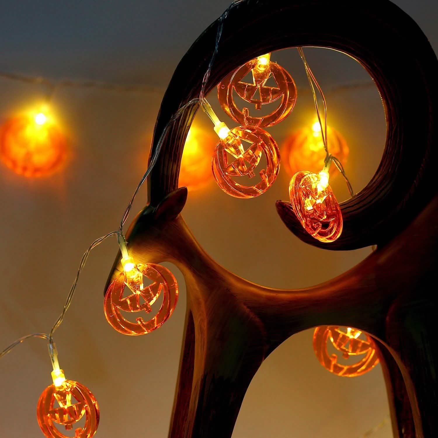 Halloween 30 LED String Lights Seasonal Decor - Tophatter Daily Deals