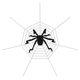 Halloween Decorations Spider Outdoor Stretch Cobweb Seasonal Decor - Tophatter Daily Deals