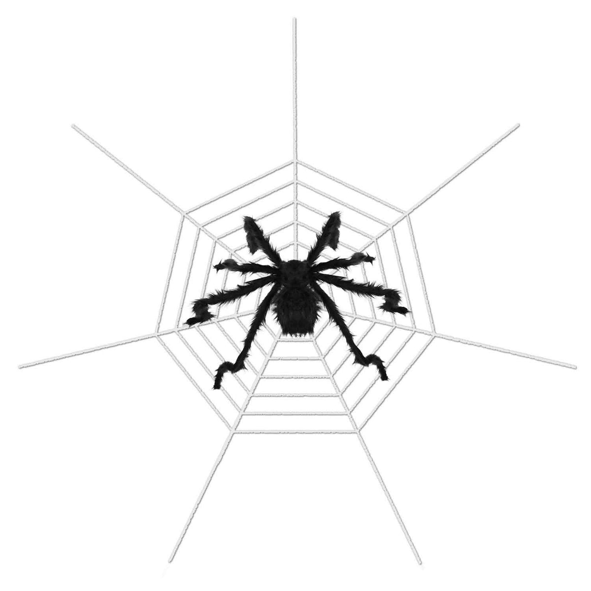 Halloween Decorations Spider Outdoor Stretch Cobweb Seasonal Decor - Tophatter Daily Deals