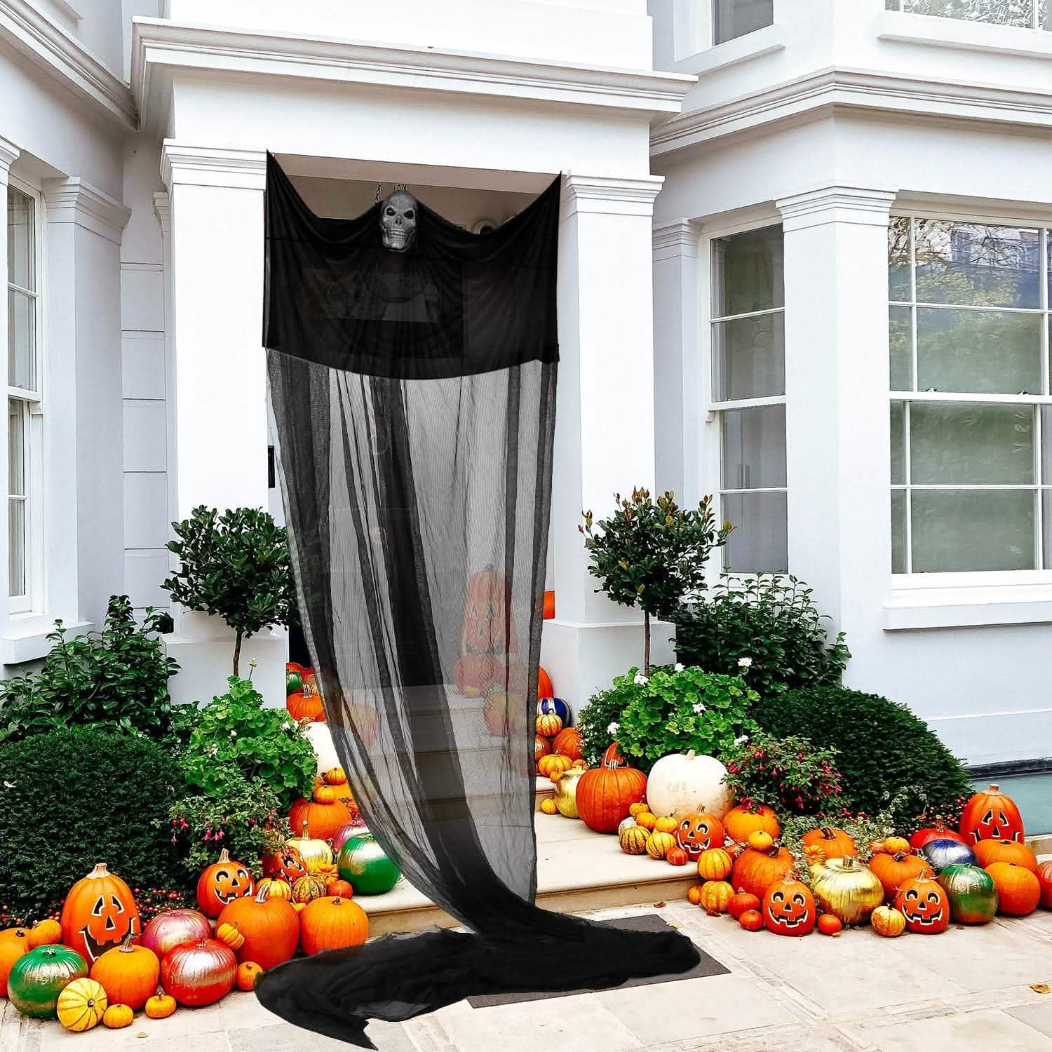Halloween Hanging Ghost Prop Seasonal Decor - Tophatter Daily Deals