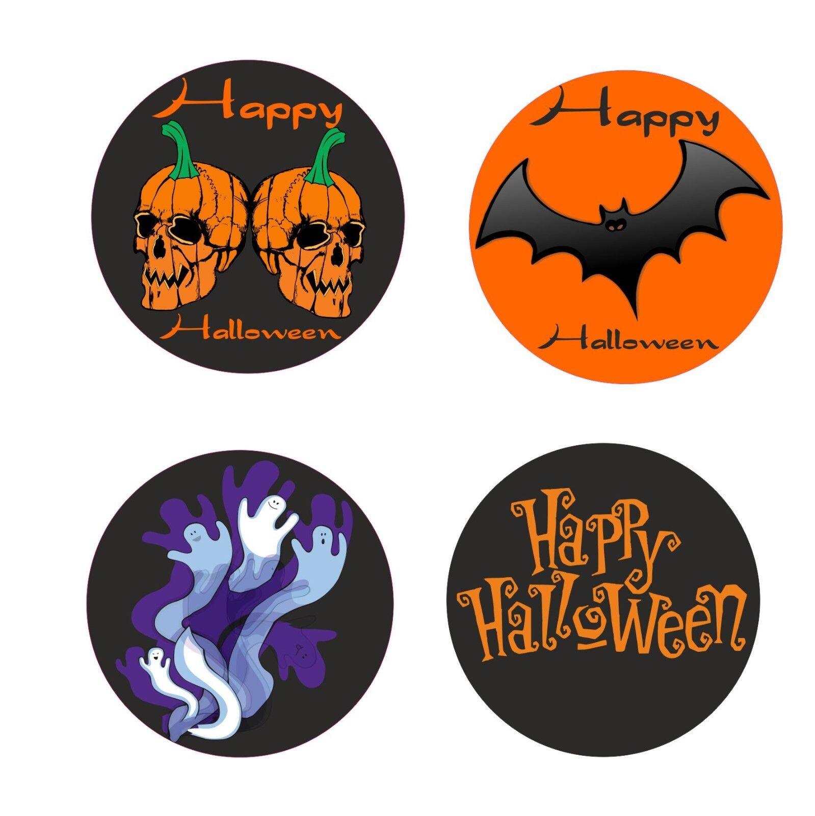 Paper Halloween Bags - 26 Happy Halloween Orange Striped Bags & 26 Stickers for Trick Or Treat Party - Tophatter Daily Deals