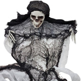Halloween Decorations With Skeletons - 2x Chain SKELETON Horror Haunted Pirate Hanging Skull Decoration Prop Festive & Franchise - Tophatter Daily Deals