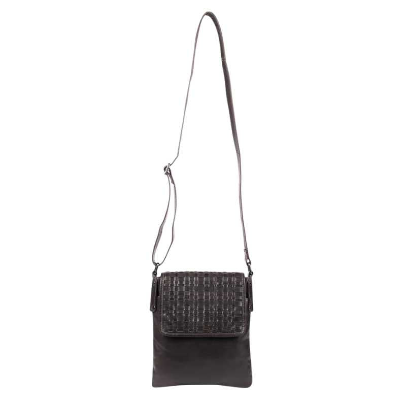 Leather Concealed Carry Hana Woven Crossbody EDC Bag Handgun Purses - Tophatter Daily Deals