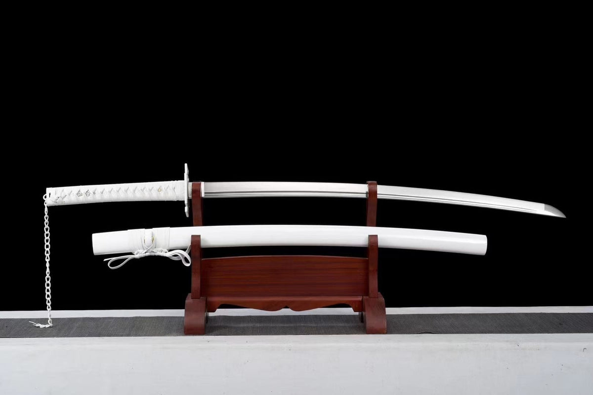 Hand Forged Anime Bleach Ichigo Bankai Sword Tensa Zangetsu Hand Polished Spring Steel - Tophatter Daily Deals
