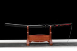 Hand Forged Anime Bleach Ichigo Bankai Sword Tensa Zangetsu Hand Polished Spring Steel Black Blade - Tophatter Daily Deals