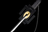 Hand Forged Anime Bleach Ichigo Bankai Sword Tensa Zangetsu Hand Polished Spring Steel Black Blade - Tophatter Daily Deals