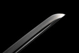 Hand Forged Anime Bleach Ichigo Bankai Sword Tensa Zangetsu Hand Polished Spring Steel Black Blade - Tophatter Daily Deals