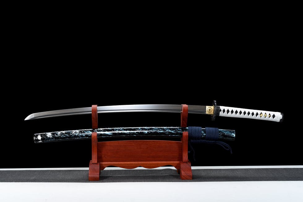 Hand Forged Anime Katana Ghost of Tsushima 9260 Spring Steel Reproduction - Tophatter Daily Deals