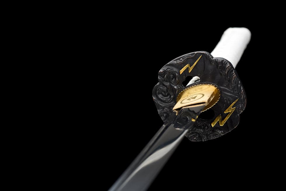 Hand Forged Anime Katana Ghost of Tsushima 9260 Spring Steel Reproduction - Tophatter Daily Deals
