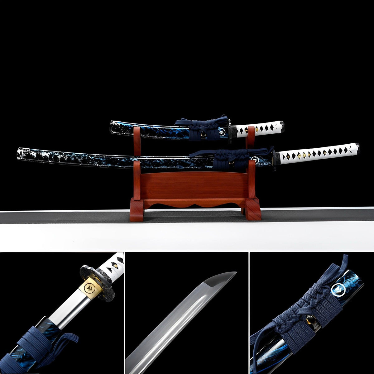 Hand Forged Anime Katana Ghost of Tsushima 9260 Spring Steel Reproduction - Tophatter Daily Deals
