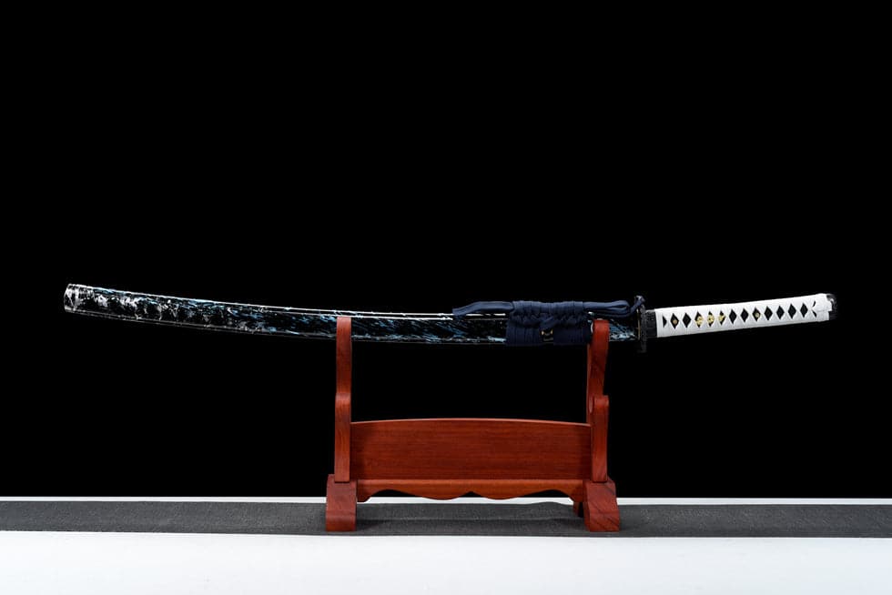 Hand Forged Anime Katana Ghost of Tsushima 9260 Spring Steel Reproduction Long style - Tophatter Daily Deals