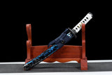 Hand Forged Anime Katana Ghost of Tsushima 9260 Spring Steel Reproduction Short style - Tophatter Daily Deals