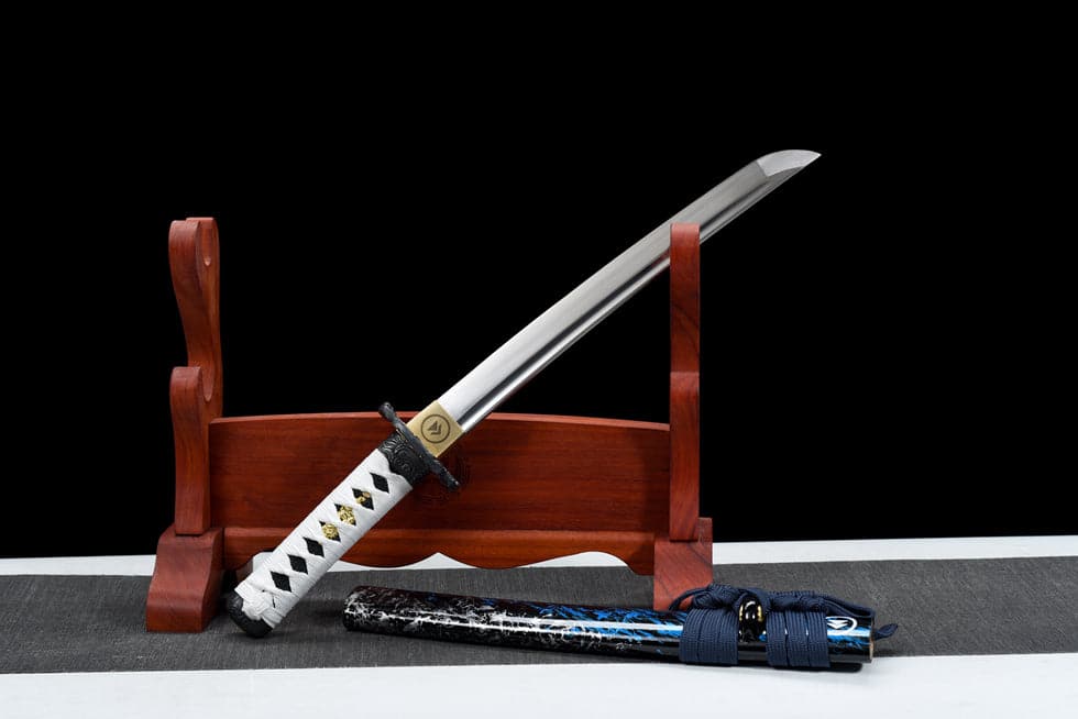 Hand Forged Anime Katana Ghost of Tsushima 9260 Spring Steel Reproduction - Tophatter Daily Deals