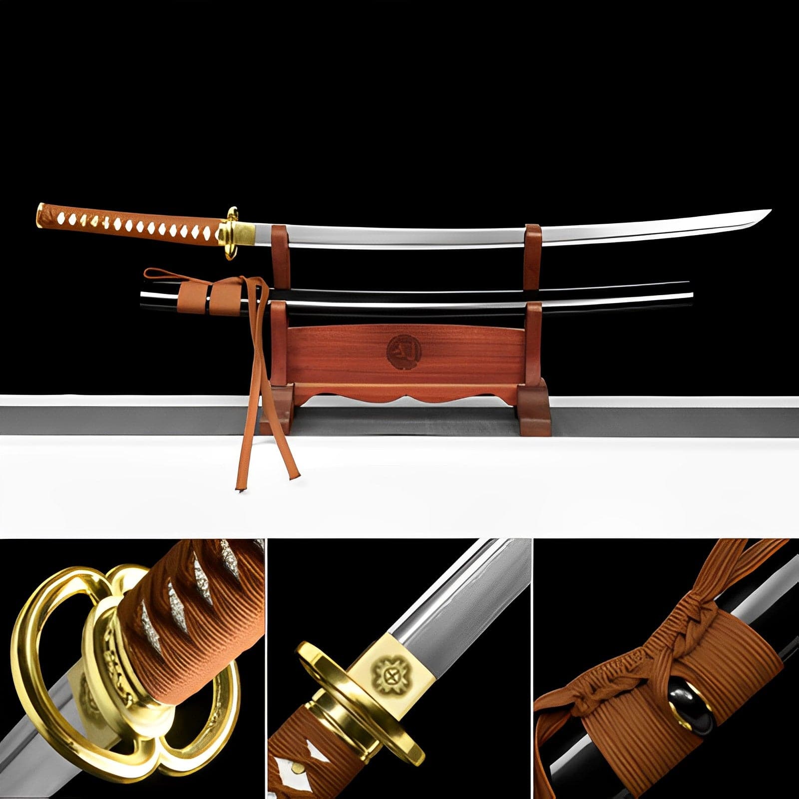 Hand Forged Anime Katana Himura Kenshin Reverse Blade Edition Pattern Steel - Tophatter Daily Deals