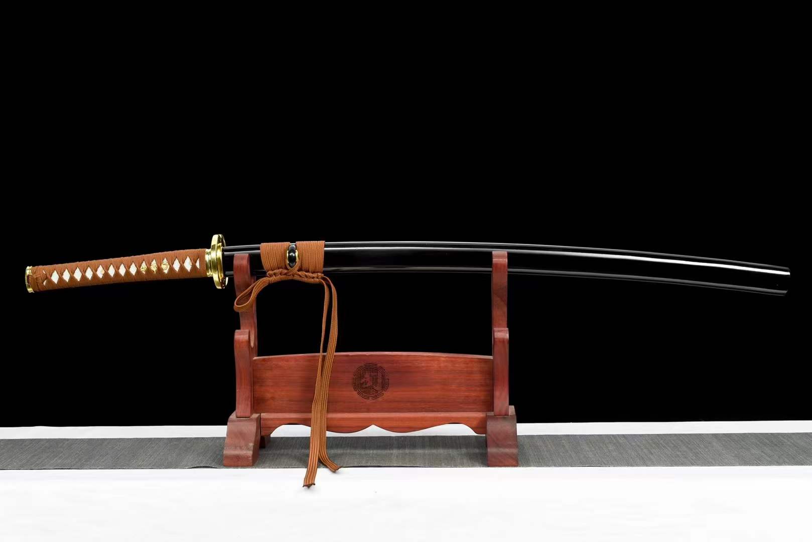 Hand Forged Anime Katana Himura Kenshin Reverse Blade Edition Pattern Steel - Tophatter Daily Deals