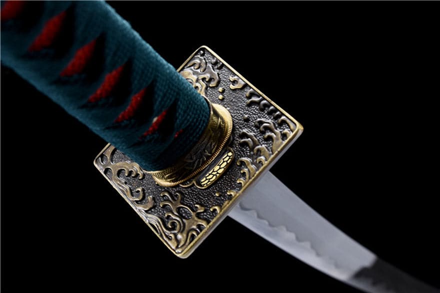 Hand Forged Anime Katana One Piece Denjiro High Speed Steels Hand sharpening of blades - Tophatter Daily Deals