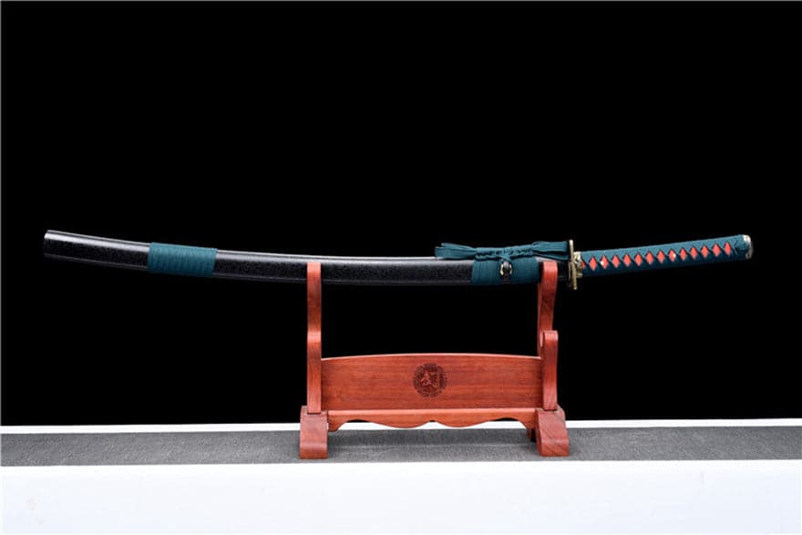 Hand Forged Anime Katana One Piece Denjiro High Speed Steels Hand sharpening of blades - Tophatter Daily Deals