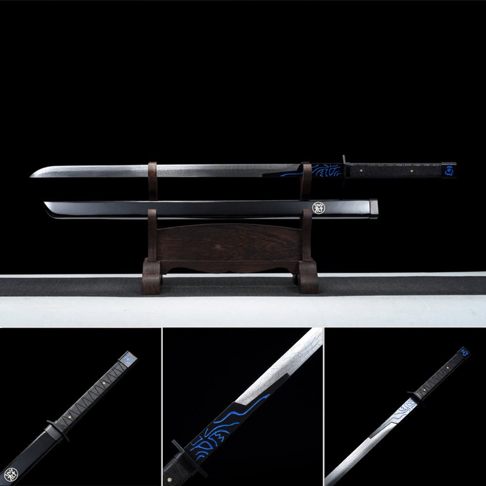 Hand Forged Anime Katana Scissor seven meets killer seven Thousand Demon Daggers - Tophatter Daily Deals