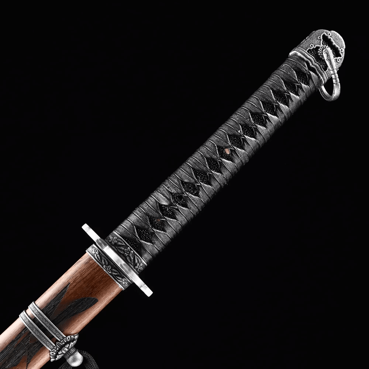 Hand Forged Anime Katana Sekiro: Shadows Die Twice Undead Cut High Manganese Steel Red Blade - Tophatter Daily Deals