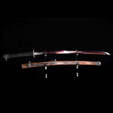 Hand Forged Anime Katana Sekiro: Shadows Die Twice Undead Cut High Manganese Steel Red Blade - Tophatter Daily Deals