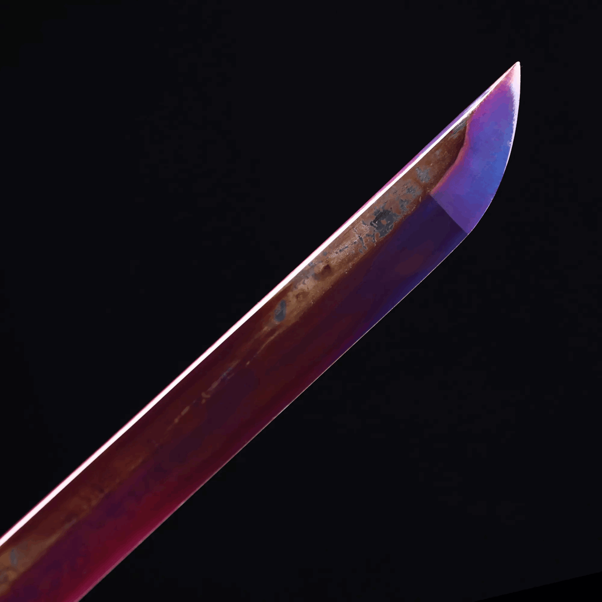 Hand Forged Anime Katana Sekiro: Shadows Die Twice Undead Cut High Manganese Steel Red Blade - Tophatter Daily Deals