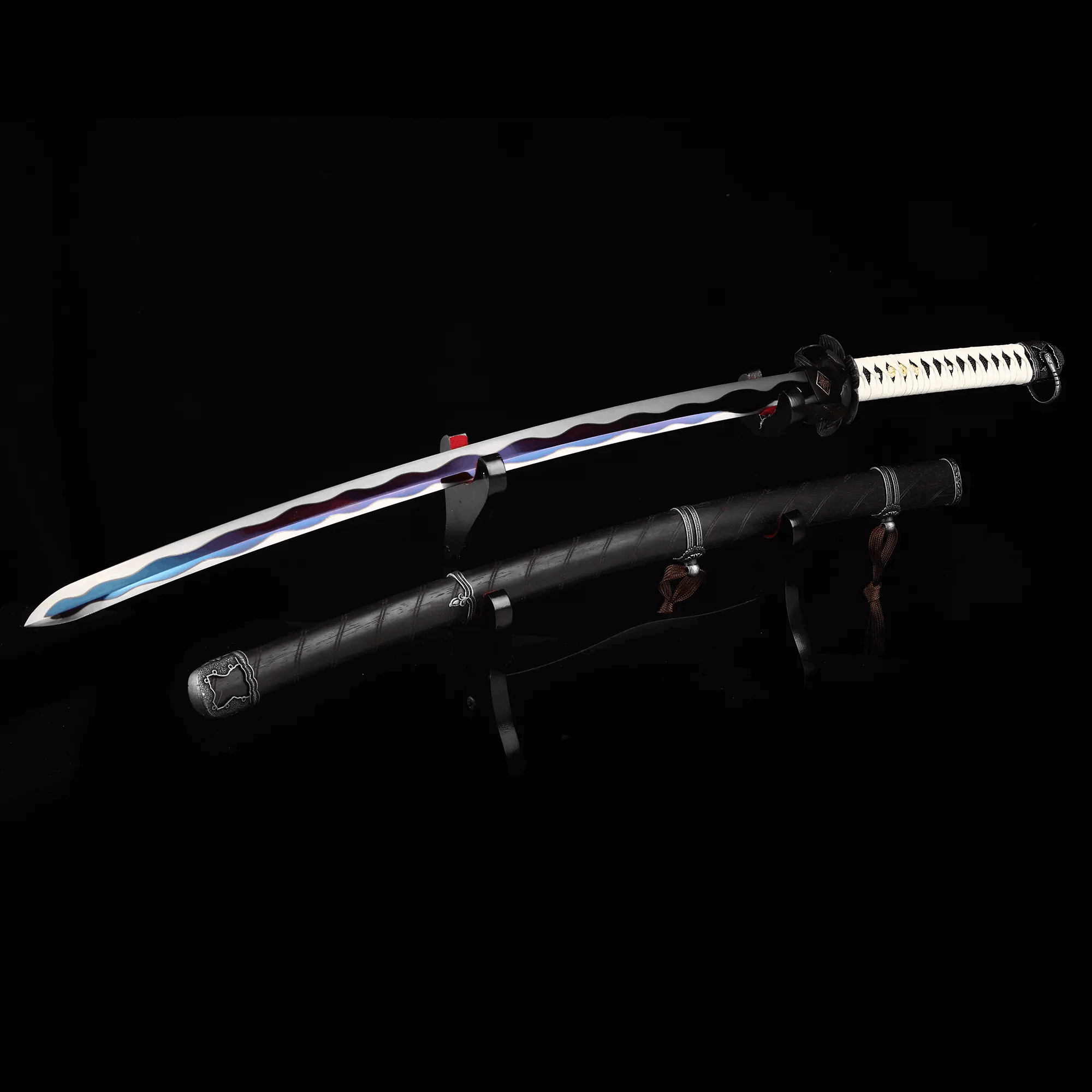 Hand Forged Anime Katana Undead Cut（Open Door） - Tophatter Daily Deals