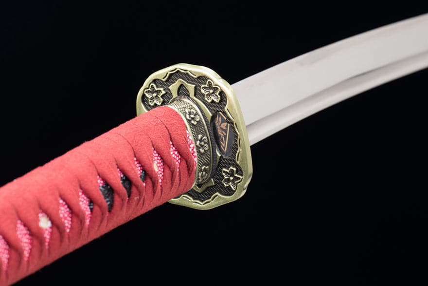 Hand Forged Anime Katana Undead Cut（Thunderbolt）Charcoal quenching - Tophatter Daily Deals