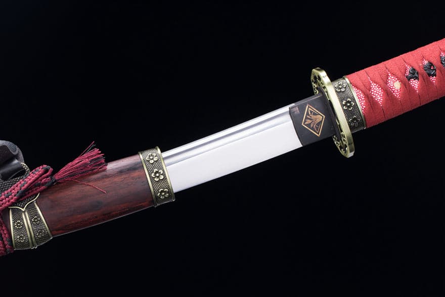 Hand Forged Anime Katana Undead Cut（Thunderbolt）Charcoal quenching - Tophatter Daily Deals