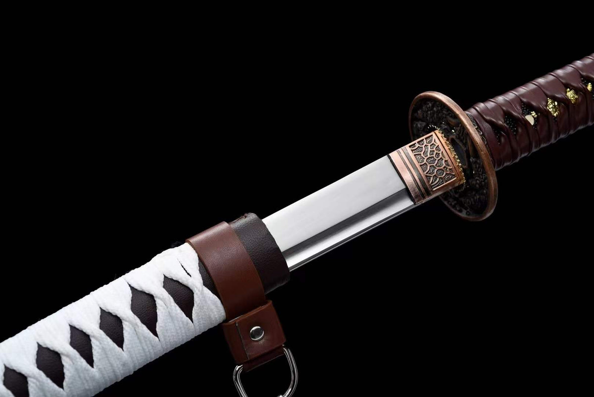 Hand Forged Anime Katana Walking Dead Mirror polishing - Tophatter Daily Deals