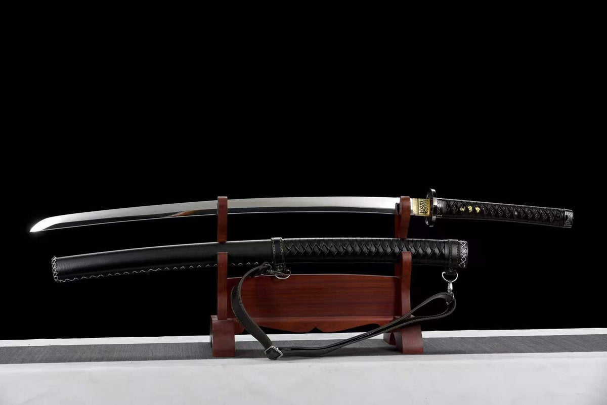 Hand Forged Anime Katana Walking Dead Mirror polishing - Tophatter Daily Deals