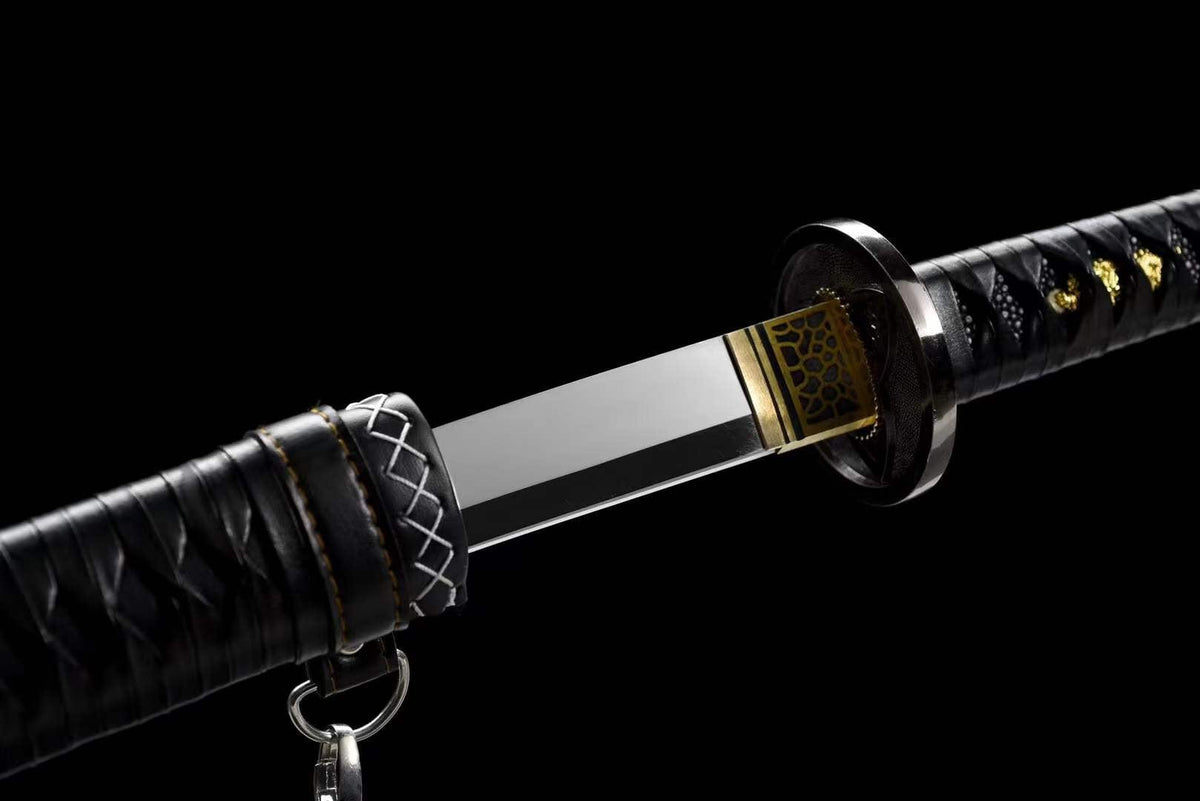 Hand Forged Anime Katana Walking Dead Mirror polishing - Tophatter Daily Deals