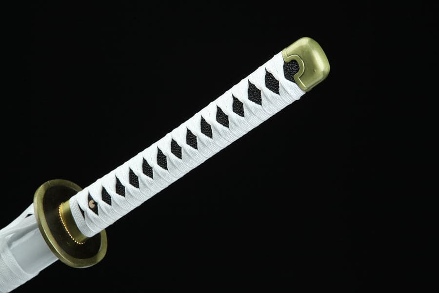 Hand Forged Anime One Piece Roronoa Zoro's Wado Ichimonji Sword 1045 High Carbon Steel Clay Tempered - Tophatter Daily Deals