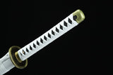 Hand Forged Anime One Piece Roronoa Zoro's Wado Ichimonji Sword 1045 High Carbon Steel Clay Tempered - Tophatter Daily Deals
