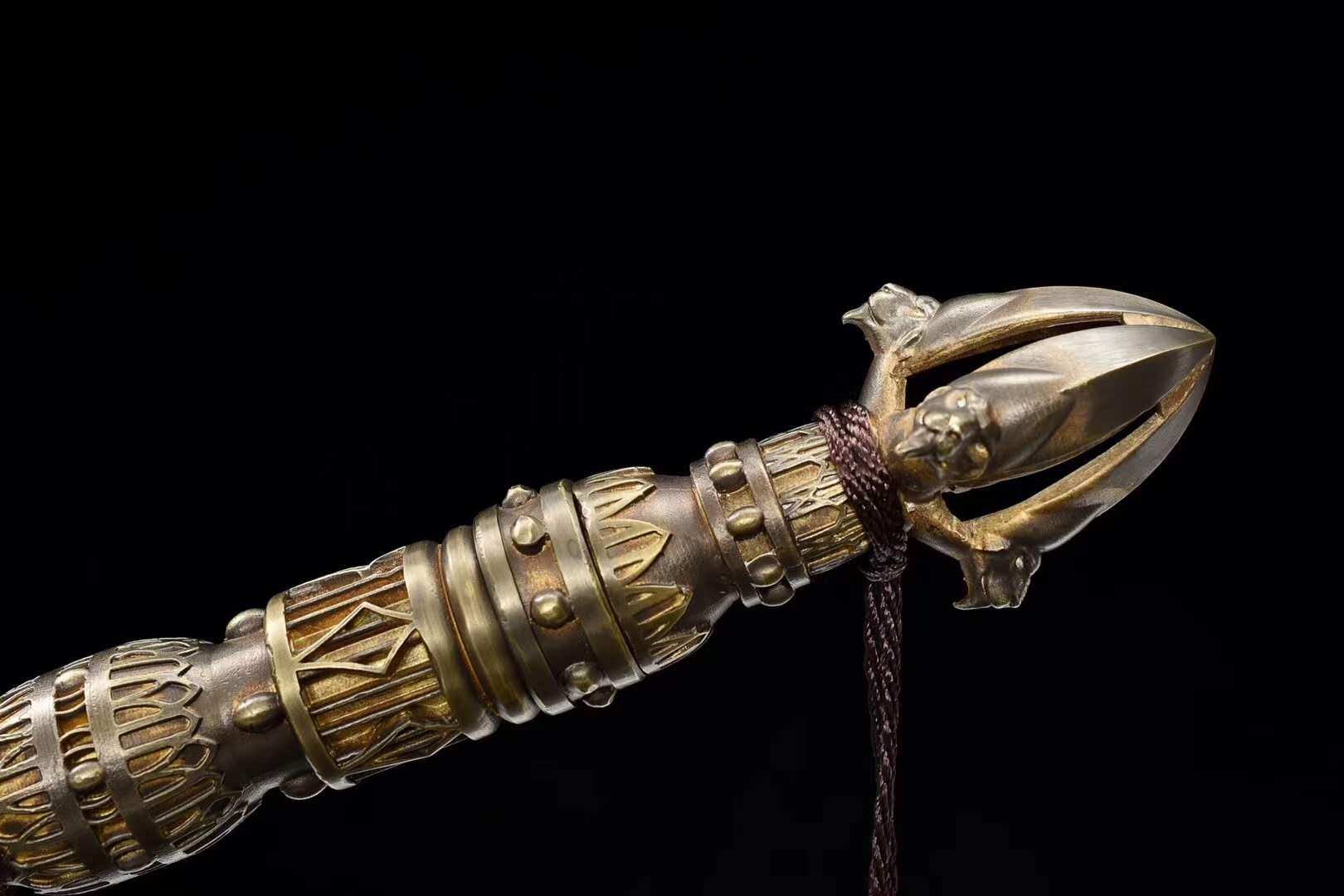 Hand Forged Dragon Scale Sword breaker 609 Pattern Steel - Tophatter Daily Deals