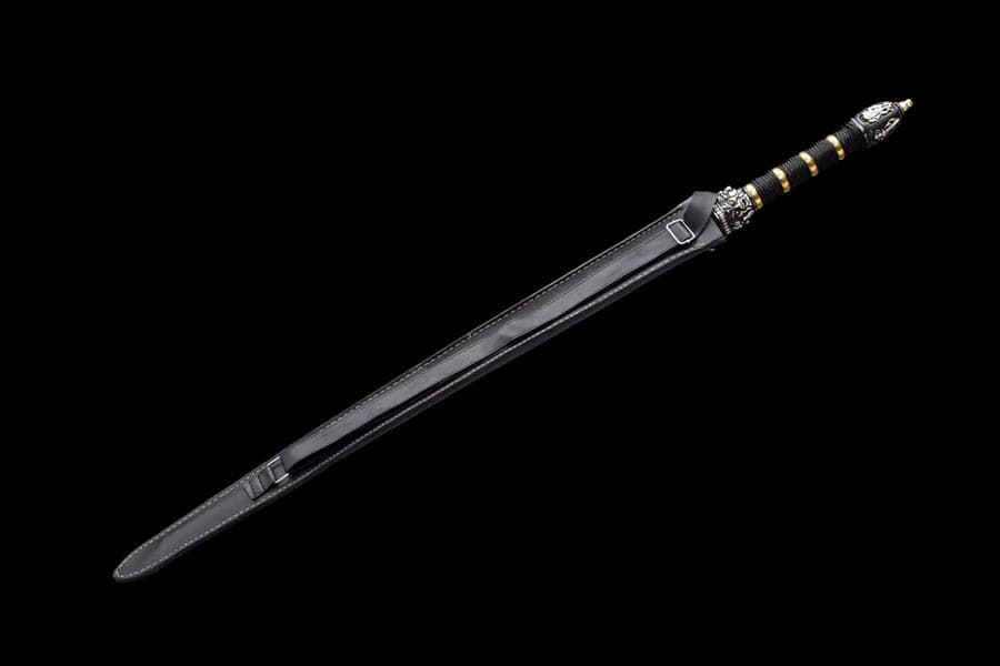 Hand Forged Gold Steel Sword breaker Damascus Steel - Tophatter Daily Deals