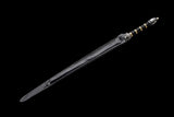 Hand Forged Gold Steel Sword breaker Damascus Steel - Tophatter Daily Deals