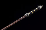 Hand Forged Gold Steel Sword breaker Damascus Steel - Tophatter Daily Deals