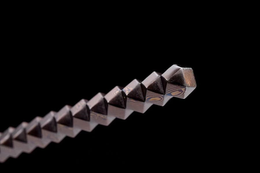 Hand Forged Gold Steel Sword breaker Damascus Steel - Tophatter Daily Deals