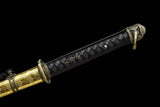 Hand Forged Japanese Samurai Katana 98 High manganese Steel Baked Blue - Tophatter Daily Deals