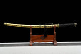 Hand Forged Japanese Samurai Katana 98 High manganese Steel Baked Blue - Tophatter Daily Deals