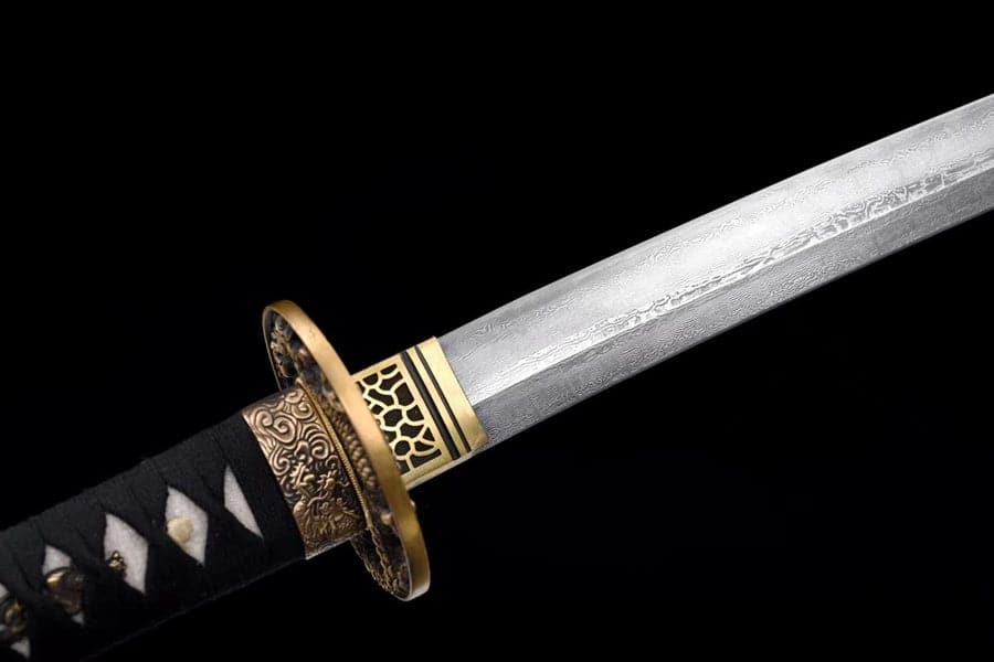 Hand Forged Japanese Samurai Katana Aurora High-performance Pattern Steel - Tophatter Daily Deals