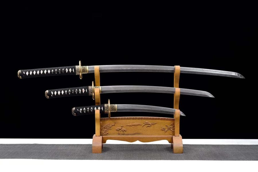 Hand Forged Japanese Samurai Katana Aurora High-performance Pattern Steel - Tophatter Daily Deals
