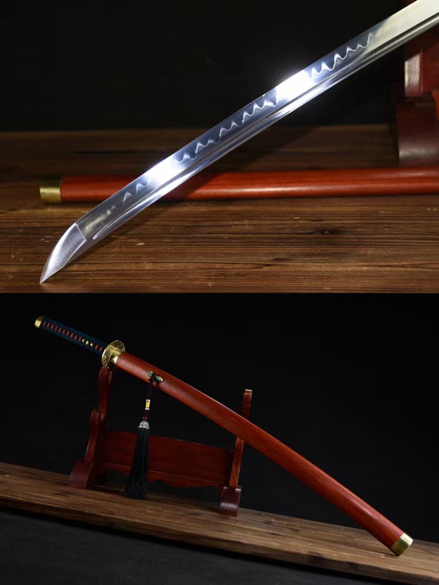 Hand Forged Japanese Samurai Katana Bill T10 Turns the soil to burn blade Fine grinding - Tophatter Daily Deals