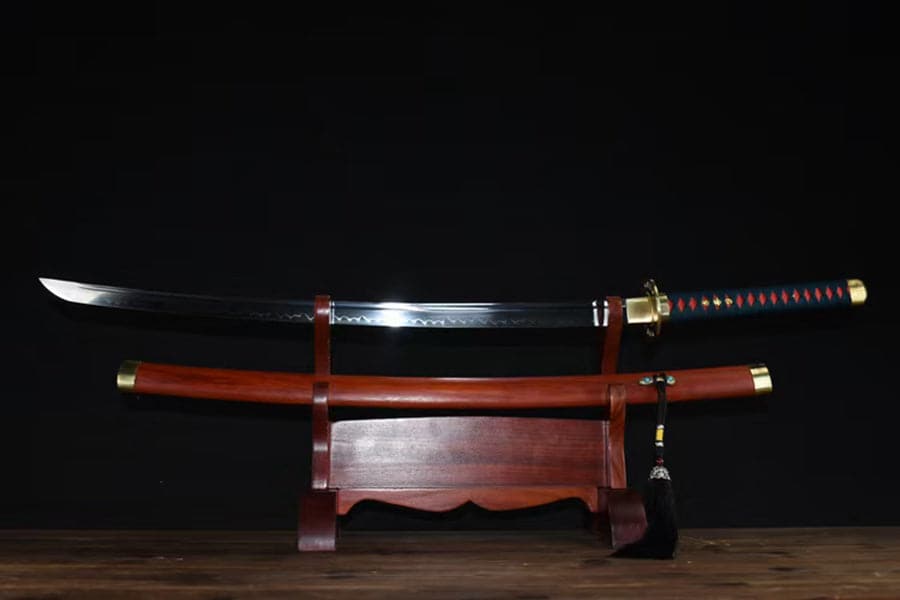 Hand Forged Japanese Samurai Katana Bill T10 Turns the soil to burn blade Fine grinding - Tophatter Daily Deals