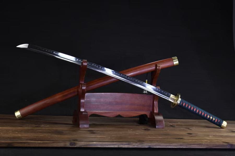 Hand Forged Japanese Samurai Katana Bill T10 Turns the soil to burn blade Fine grinding - Tophatter Daily Deals