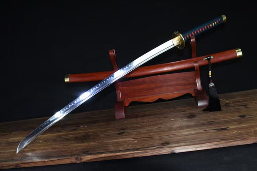 Hand Forged Japanese Samurai Katana Bill T10 Turns the soil to burn blade Fine grinding - Tophatter Daily Deals